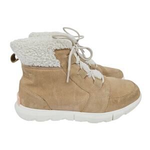 Sorel Women's Carnival Cozy Ankle Boots Tan 9.5